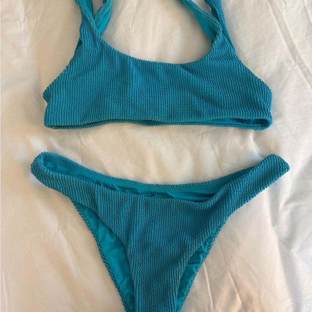 Blue Daily Drills Swimsuit